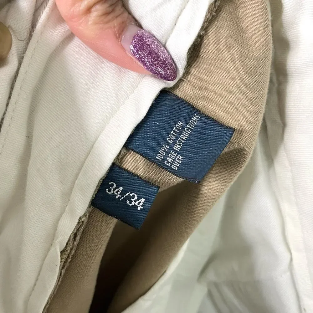 Polo by‎ Ralph Lauren Pants Men’s 34x34 Prospect Tan Khaki
